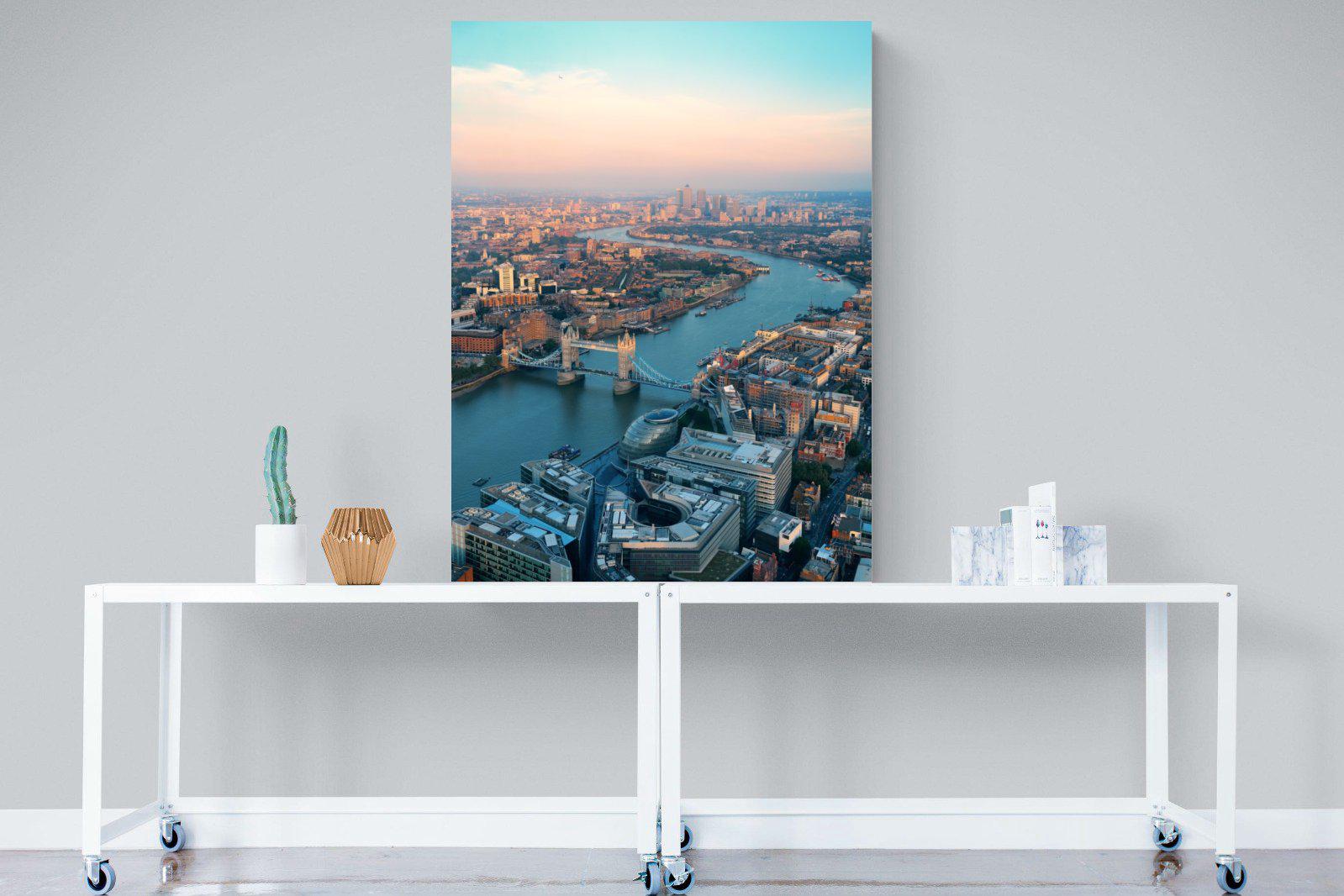 London-Wall_Art-90 x 120cm-Mounted Canvas-No Frame-Pixalot