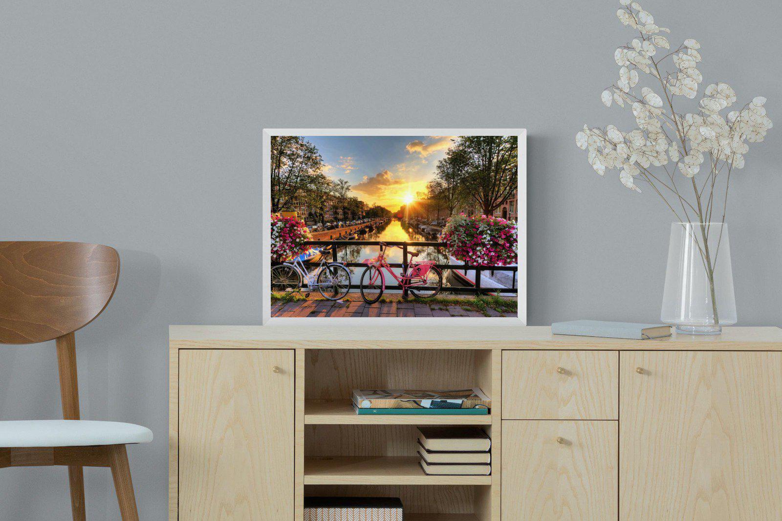 Love Bridge-Wall_Art-60 x 45cm-Mounted Canvas-White-Pixalot