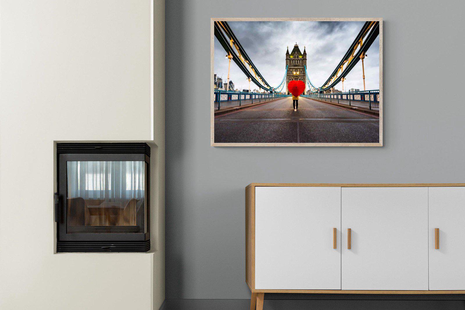 Love London-Wall_Art-100 x 75cm-Mounted Canvas-Wood-Pixalot