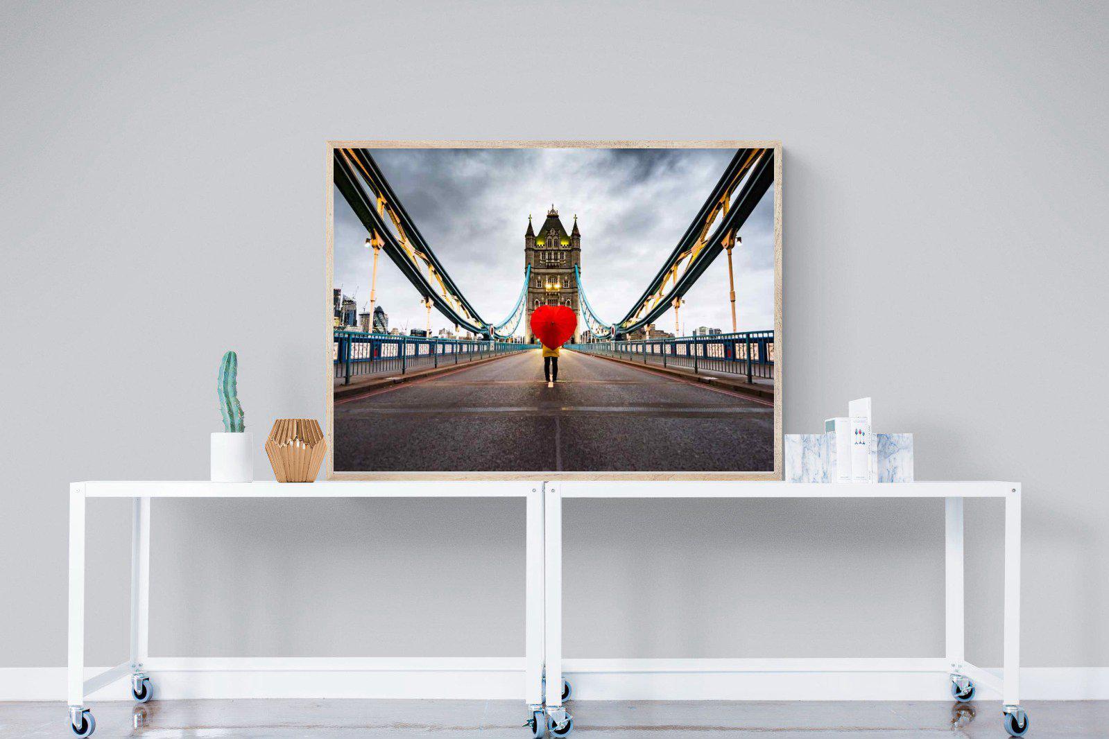 Love London-Wall_Art-120 x 90cm-Mounted Canvas-Wood-Pixalot