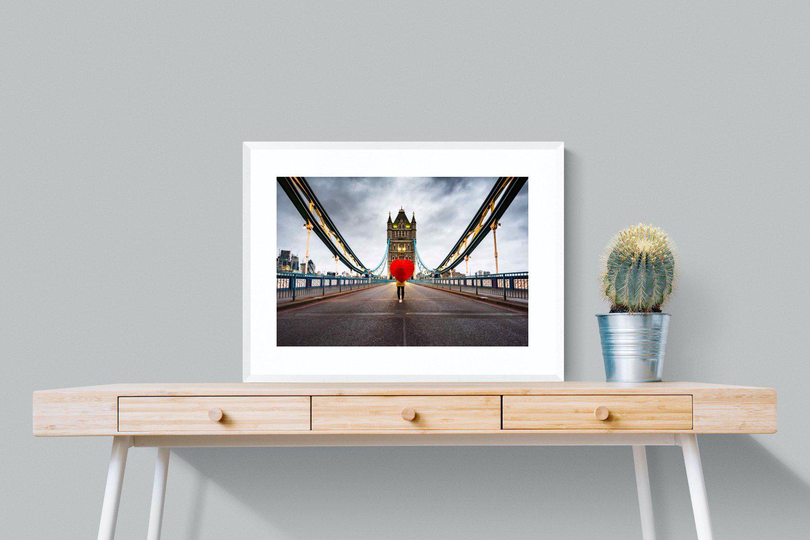 Love London-Wall_Art-80 x 60cm-Framed Print-White-Pixalot