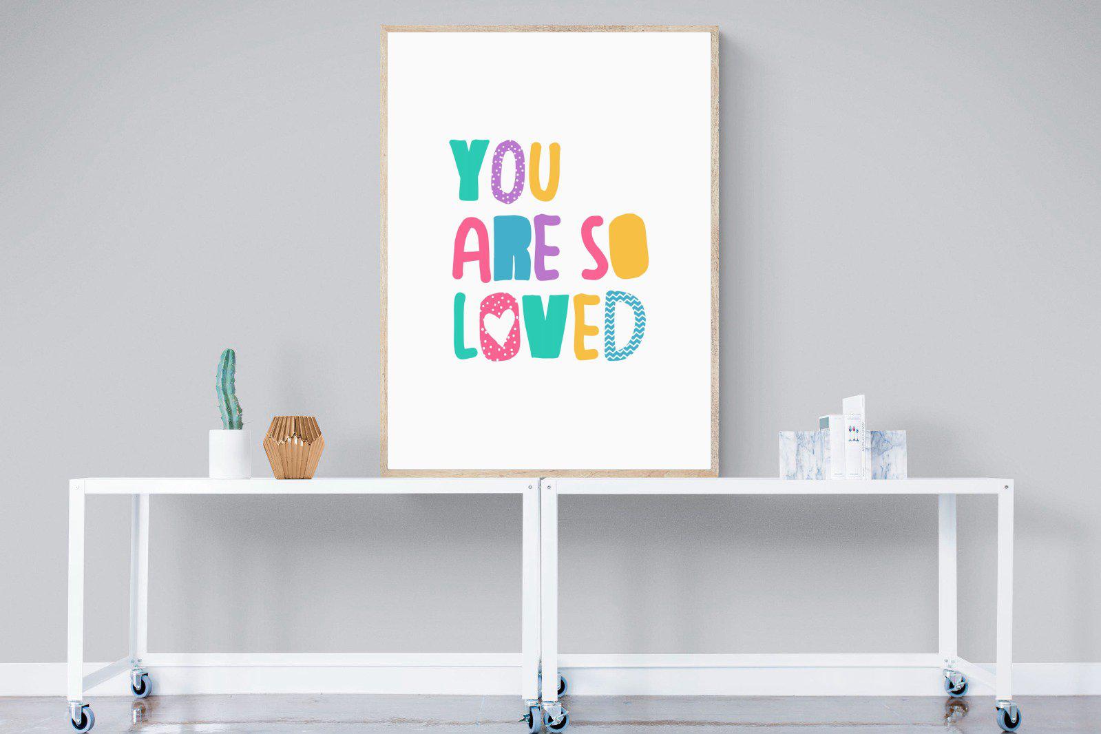 Loved-Wall_Art-90 x 120cm-Mounted Canvas-Wood-Pixalot