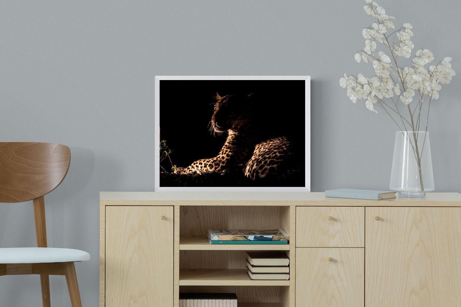 Lurking-Wall_Art-60 x 45cm-Mounted Canvas-White-Pixalot