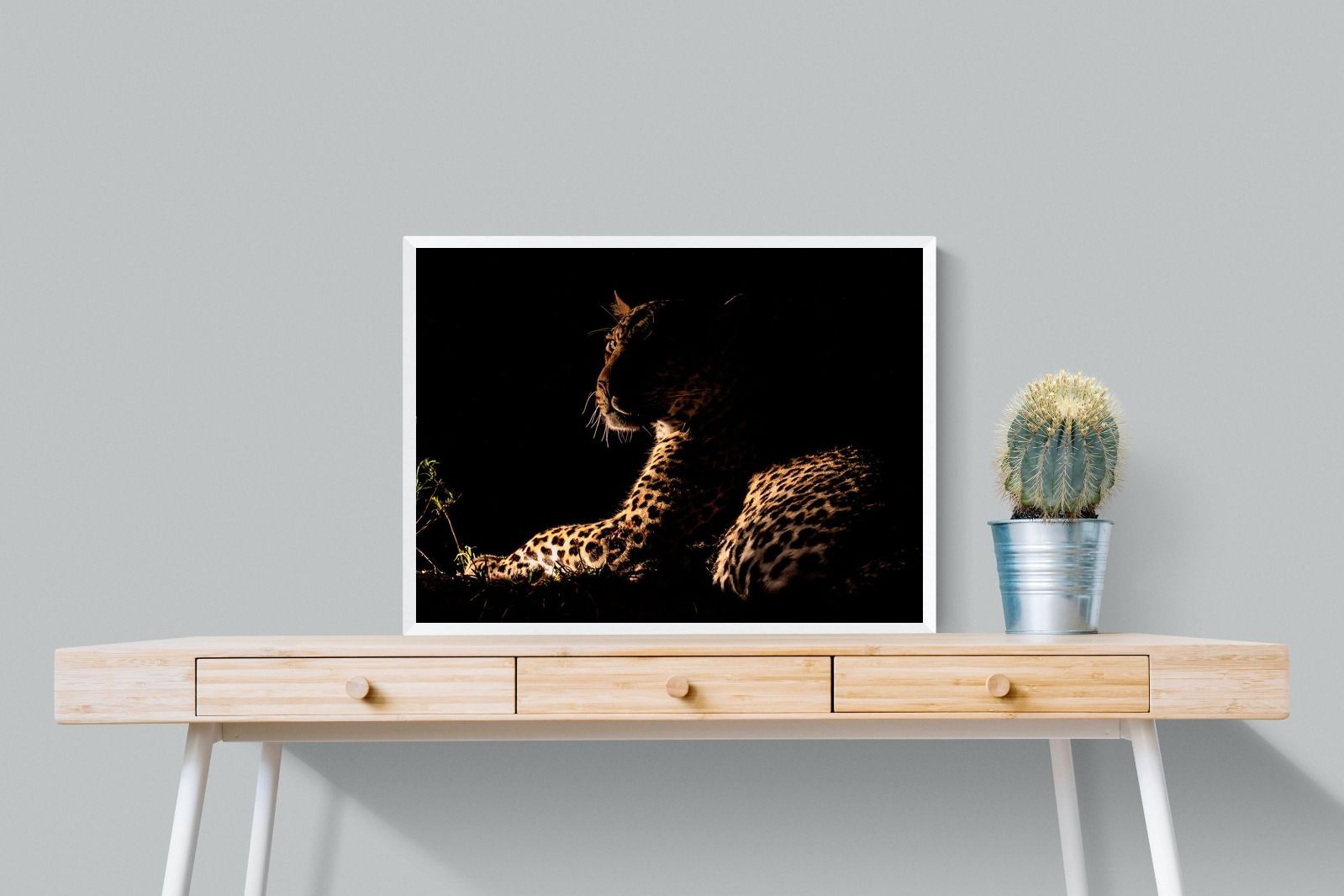 Lurking-Wall_Art-80 x 60cm-Mounted Canvas-White-Pixalot