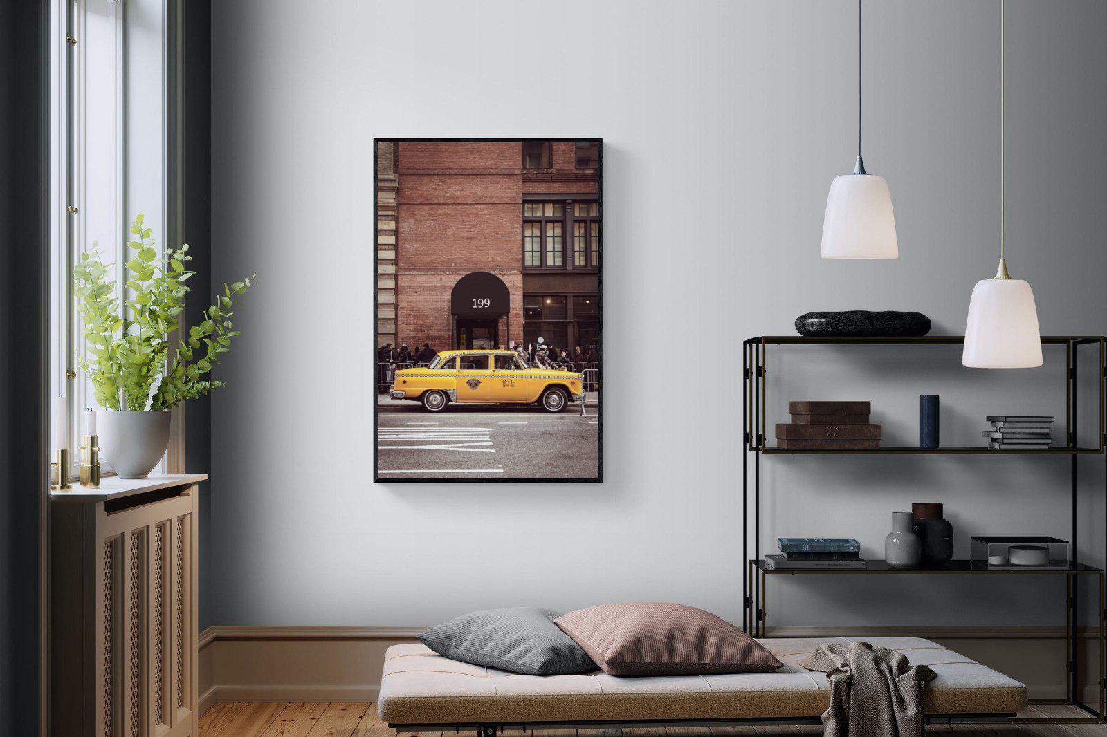 Maddison Avenue-Wall_Art-100 x 150cm-Mounted Canvas-Black-Pixalot