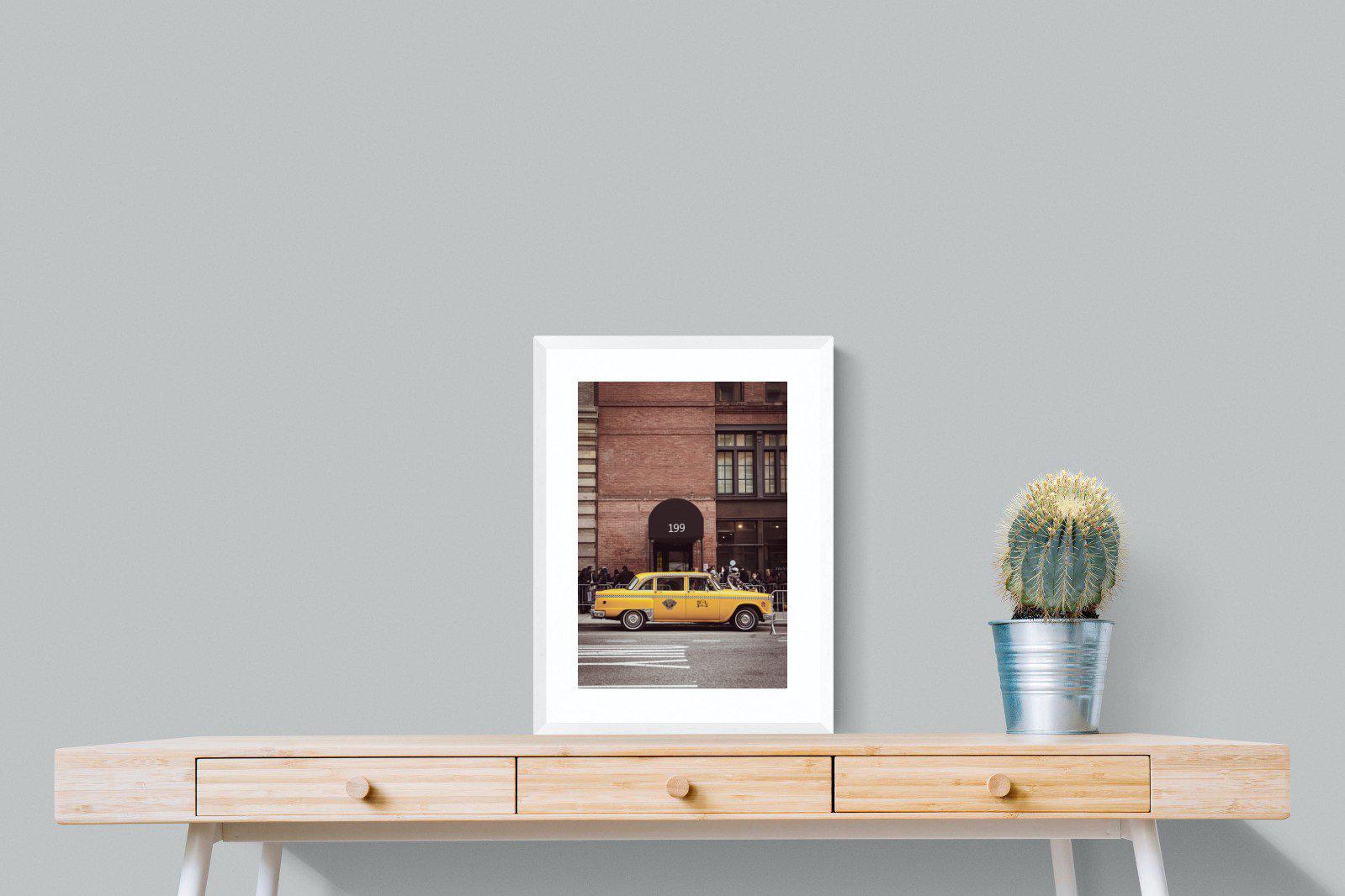 Maddison Avenue-Wall_Art-45 x 60cm-Framed Print-White-Pixalot