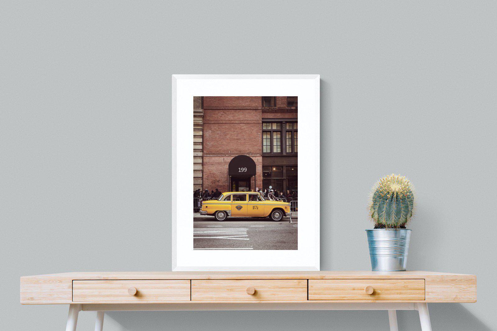 Maddison Avenue-Wall_Art-60 x 80cm-Framed Print-White-Pixalot