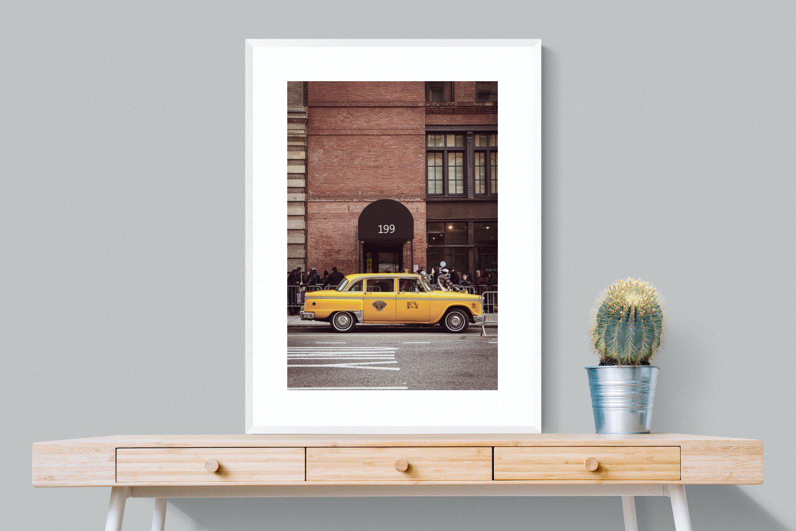 Maddison Avenue-Wall_Art-75 x 100cm-Framed Print-White-Pixalot