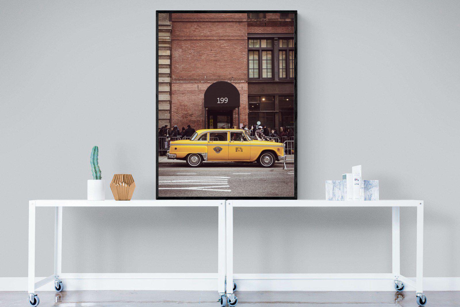 Maddison Avenue-Wall_Art-90 x 120cm-Mounted Canvas-Black-Pixalot