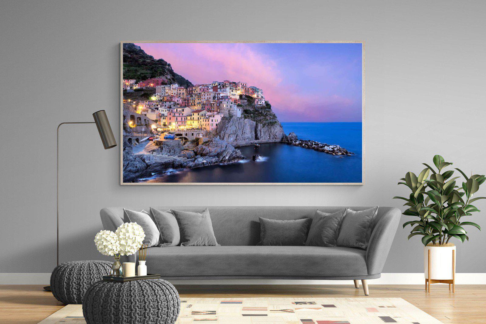 Manarola-Wall_Art-220 x 130cm-Mounted Canvas-Wood-Pixalot