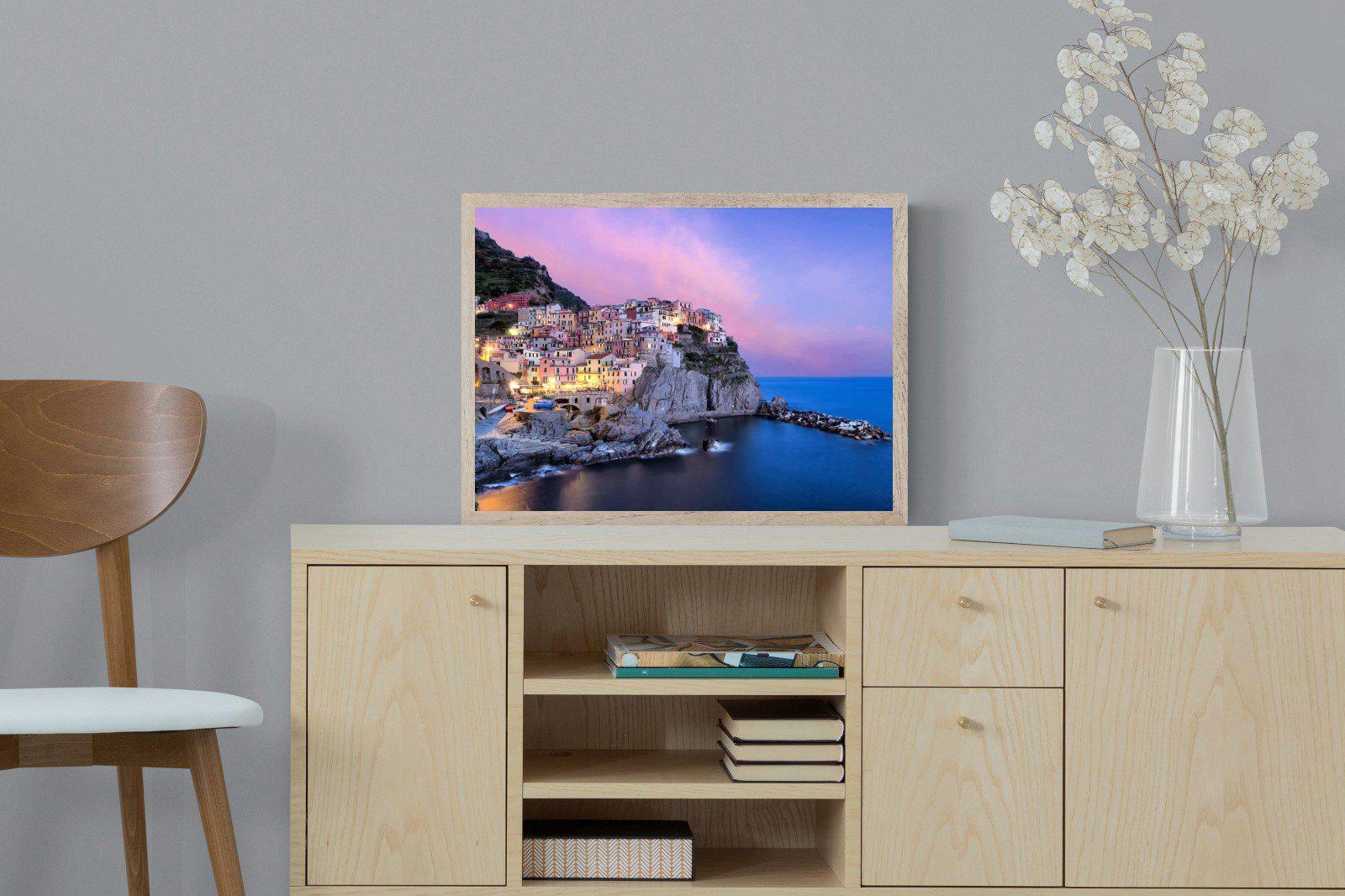 Manarola-Wall_Art-60 x 45cm-Mounted Canvas-Wood-Pixalot