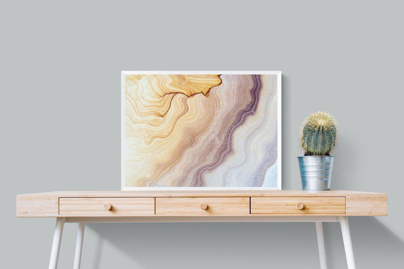 Marble-Wall_Art-80 x 60cm-Mounted Canvas-White-Pixalot