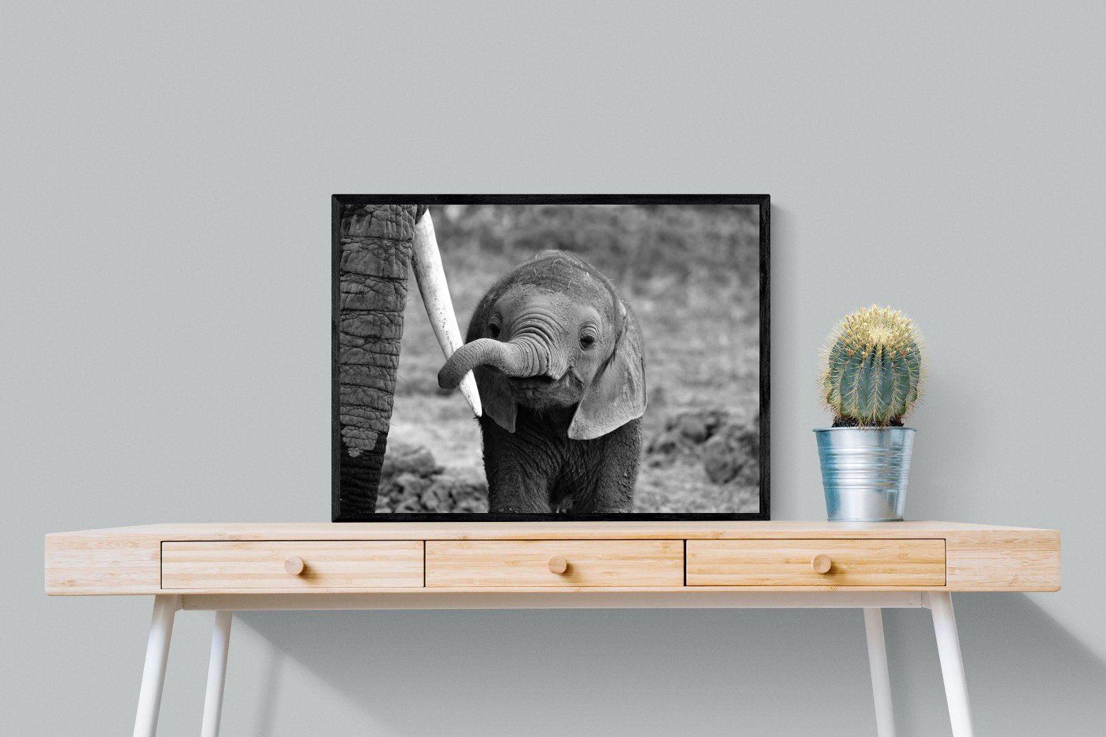 Maternal-Wall_Art-80 x 60cm-Mounted Canvas-Black-Pixalot