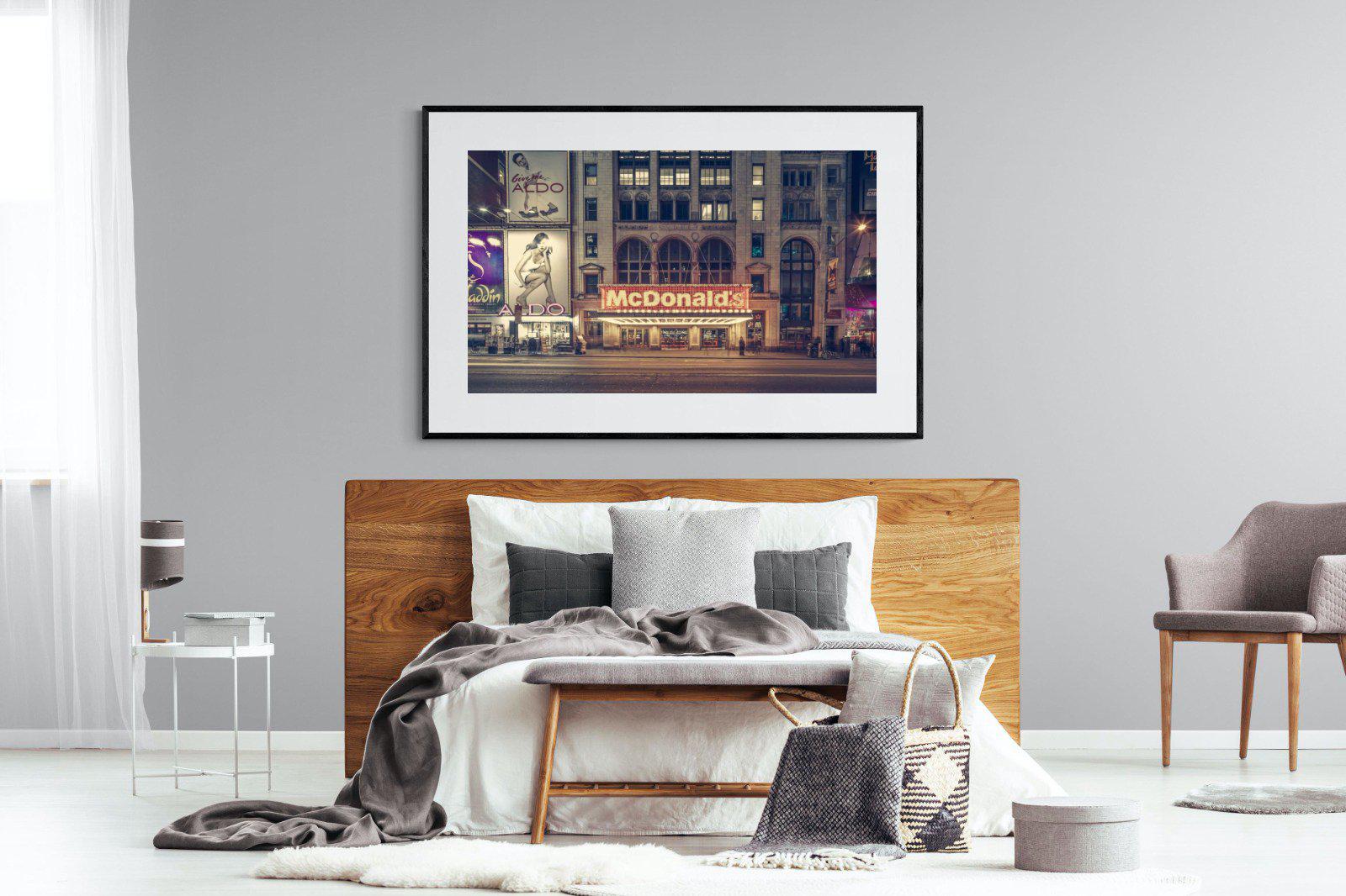 McDonald's-Wall_Art-150 x 100cm-Framed Print-Black-Pixalot