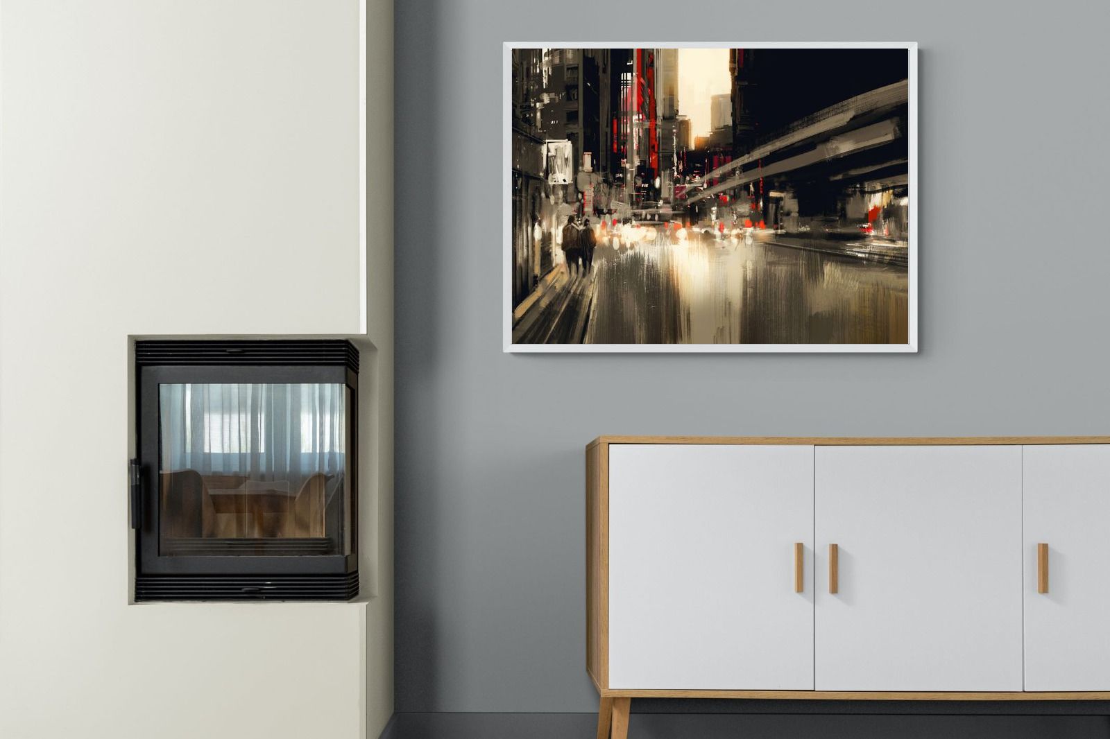 Metro-Wall_Art-100 x 75cm-Mounted Canvas-White-Pixalot