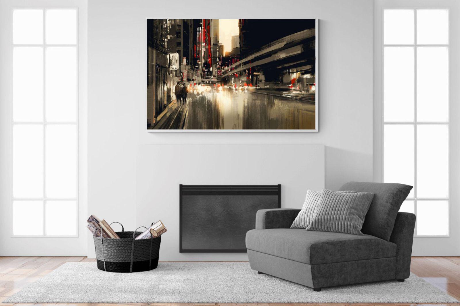 Metro-Wall_Art-150 x 100cm-Mounted Canvas-White-Pixalot