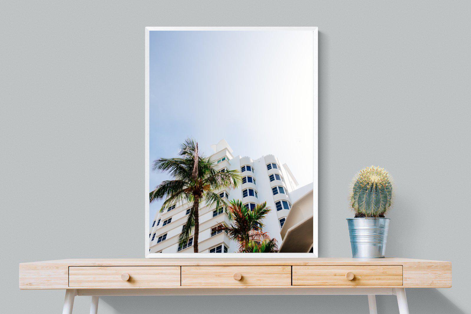 Miami-Wall_Art-75 x 100cm-Mounted Canvas-White-Pixalot