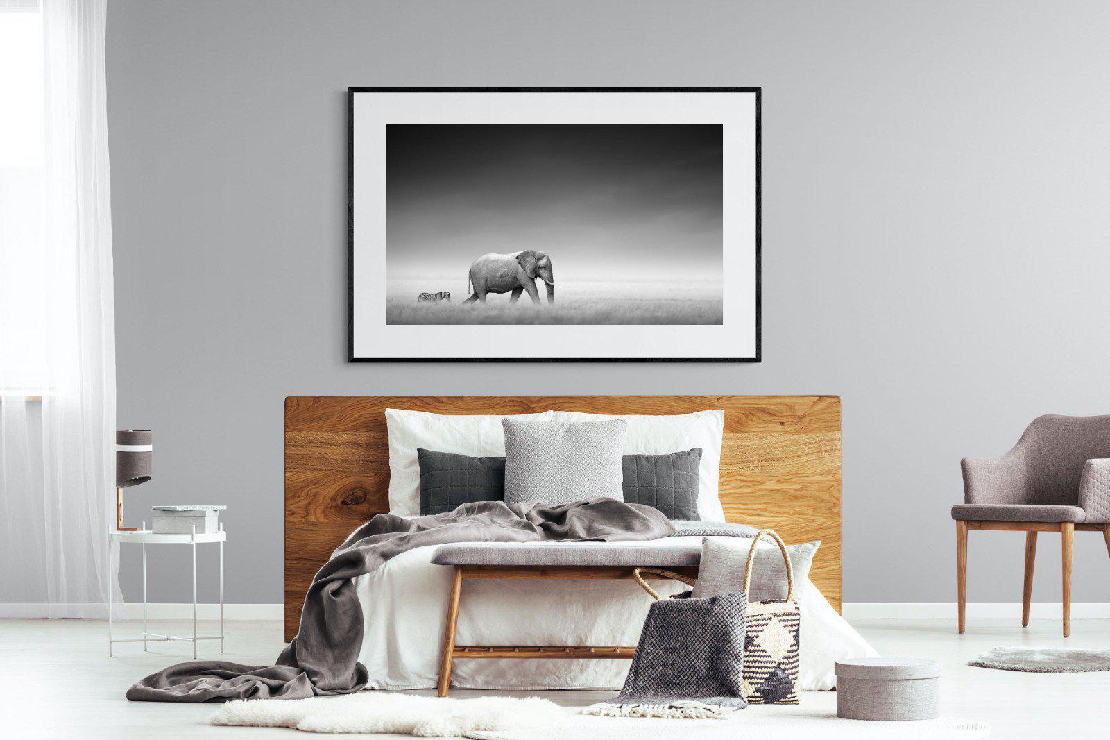 Migration-Wall_Art-150 x 100cm-Framed Print-Black-Pixalot