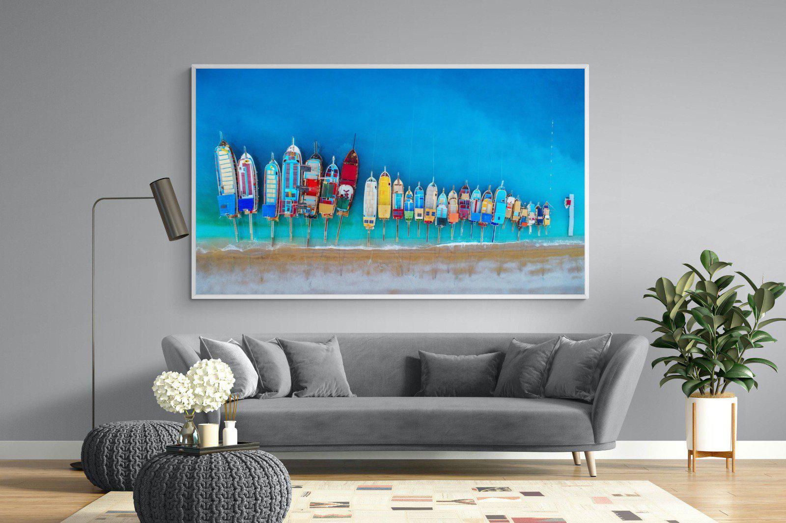 Moored-Wall_Art-220 x 130cm-Mounted Canvas-White-Pixalot