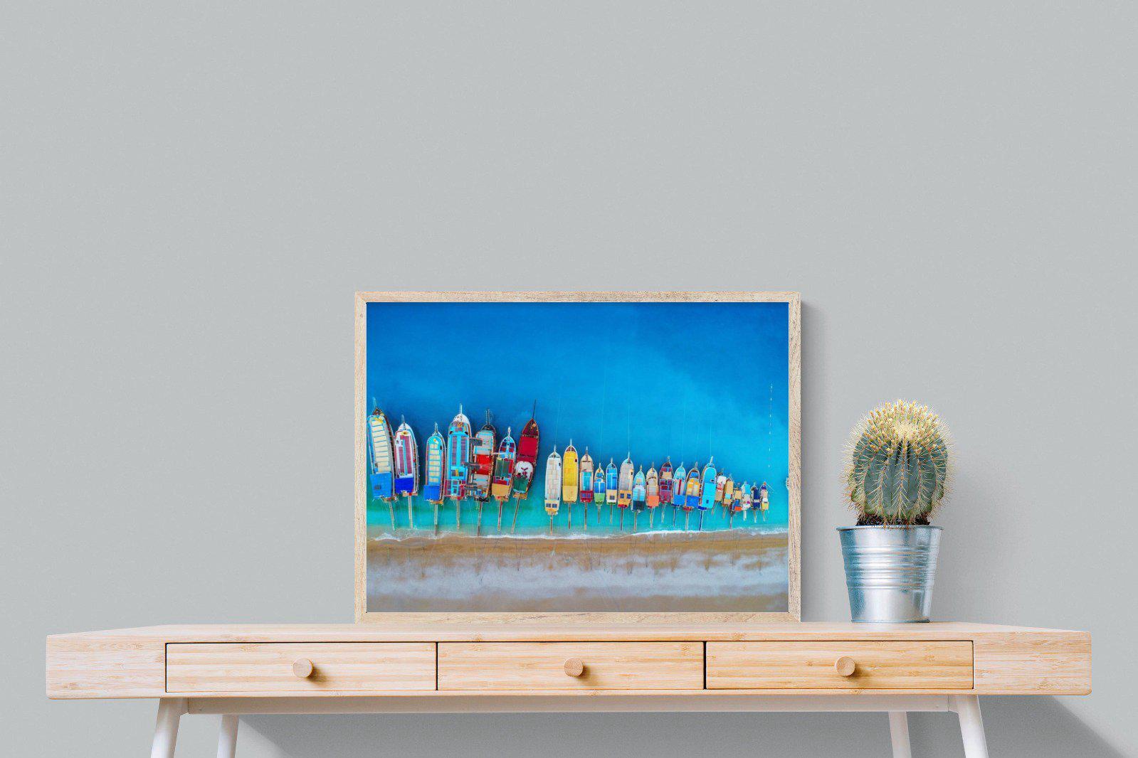 Moored-Wall_Art-80 x 60cm-Mounted Canvas-Wood-Pixalot