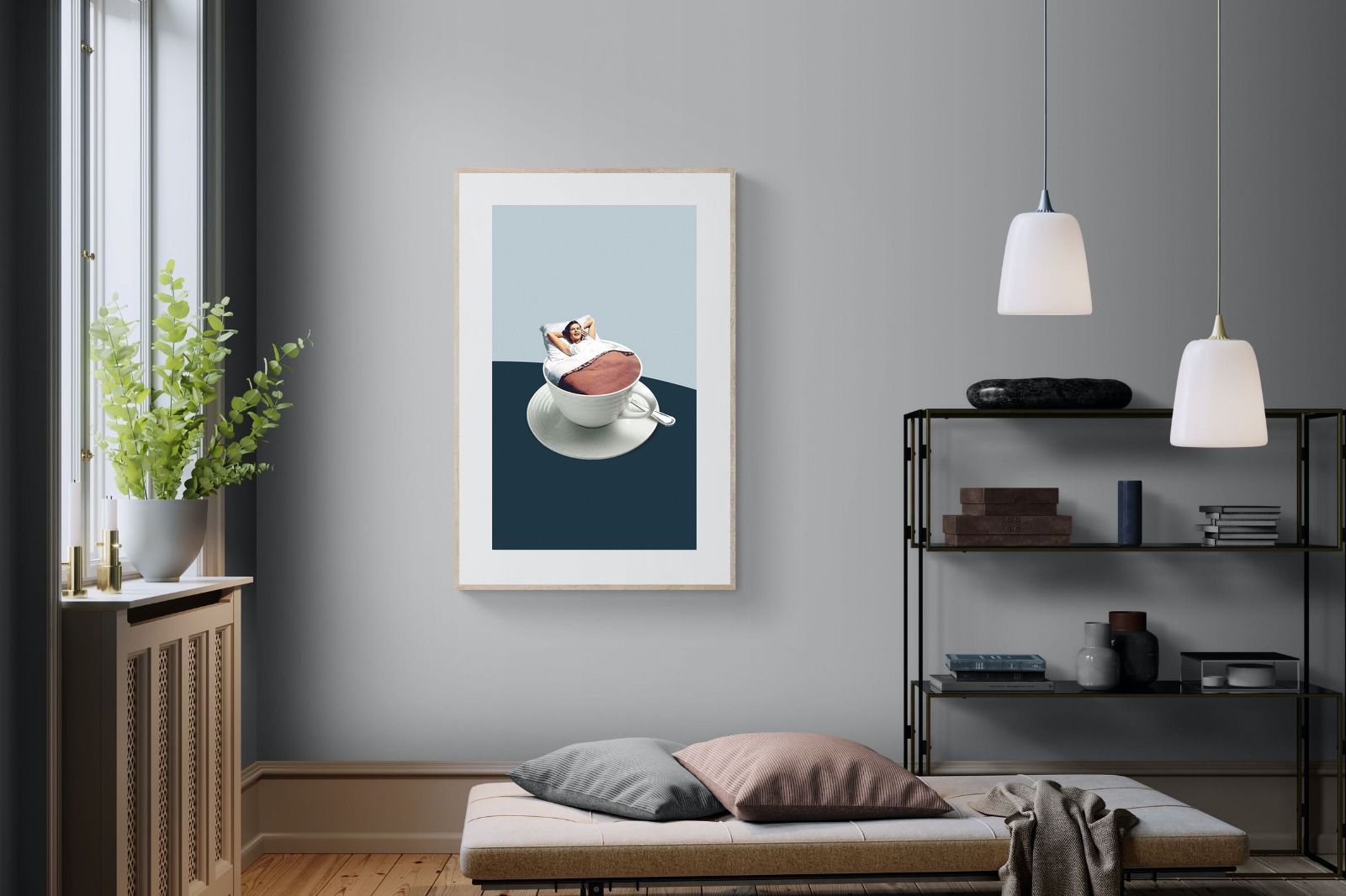 Morning Ritual-Wall_Art-100 x 150cm-Framed Print-Wood-Pixalot