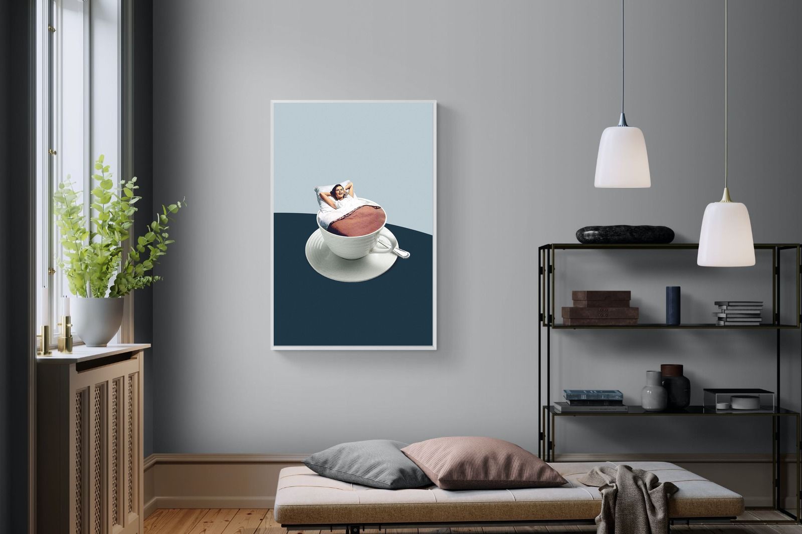 Morning Ritual-Wall_Art-100 x 150cm-Mounted Canvas-White-Pixalot