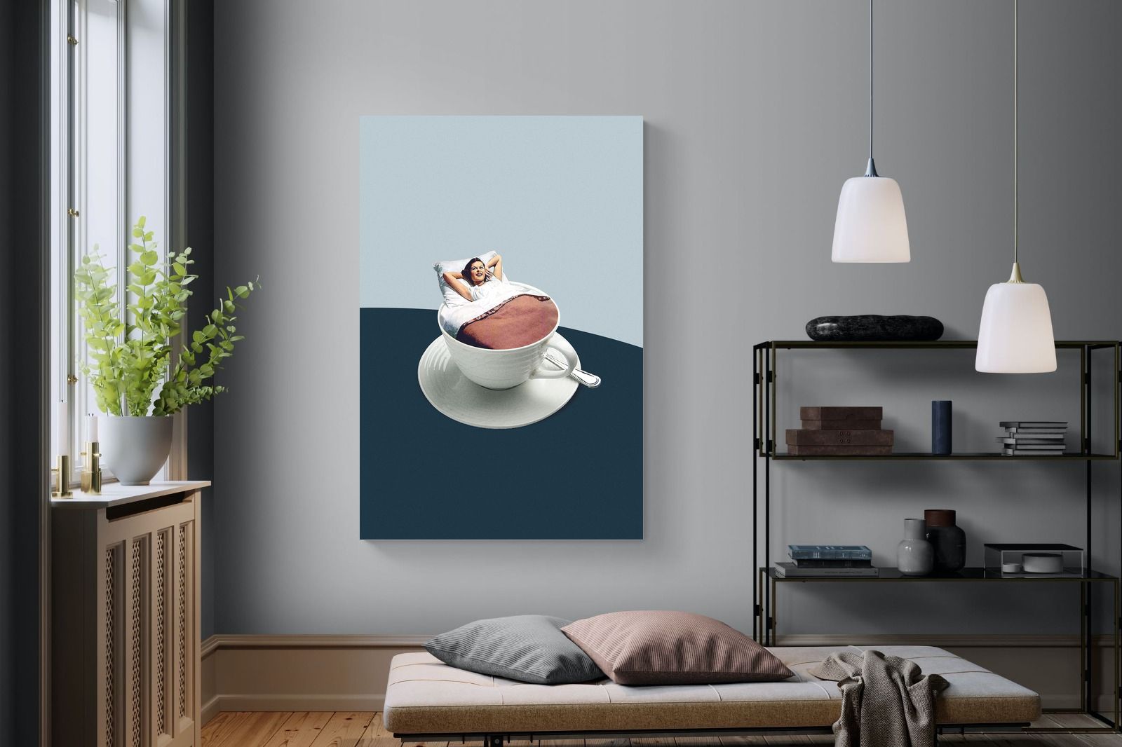 Morning Ritual-Wall_Art-120 x 180cm-Mounted Canvas-No Frame-Pixalot