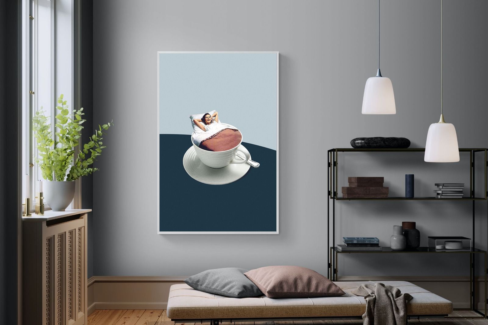 Morning Ritual-Wall_Art-120 x 180cm-Mounted Canvas-White-Pixalot