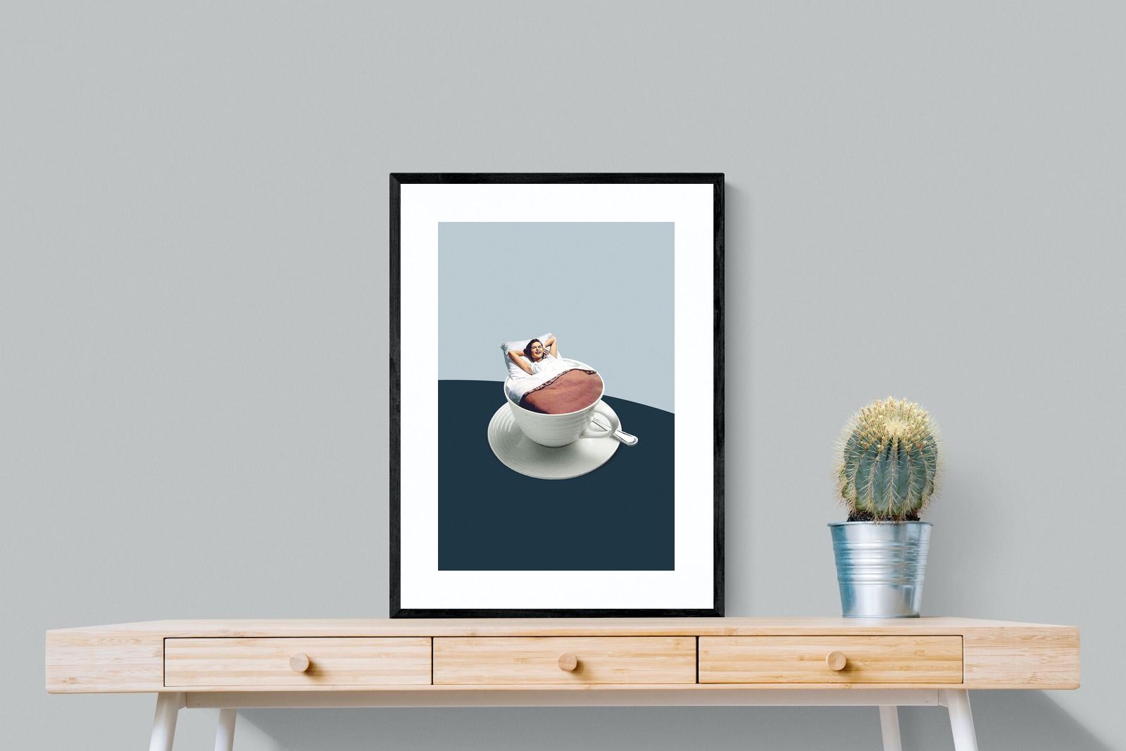 Morning Ritual-Wall_Art-60 x 80cm-Framed Print-Black-Pixalot