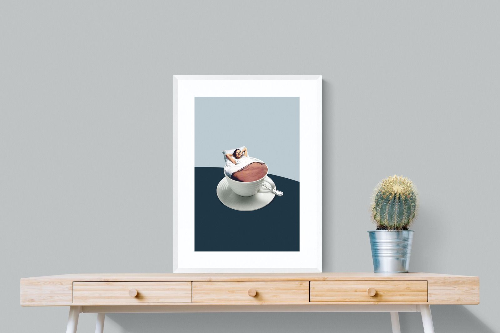 Morning Ritual-Wall_Art-60 x 80cm-Framed Print-White-Pixalot