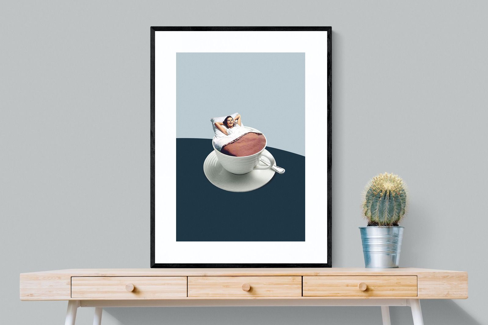 Morning Ritual-Wall_Art-75 x 100cm-Framed Print-Black-Pixalot