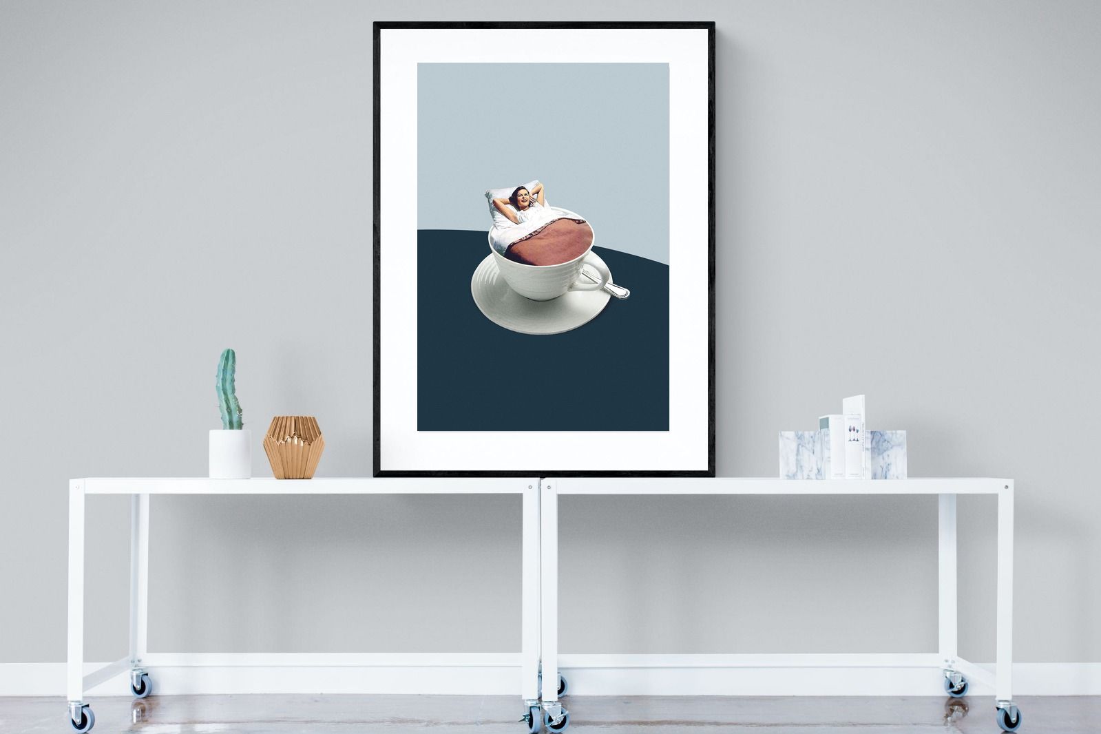 Morning Ritual-Wall_Art-90 x 120cm-Framed Print-Black-Pixalot