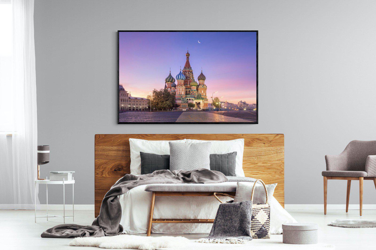 Moscow-Wall_Art-150 x 100cm-Mounted Canvas-Black-Pixalot