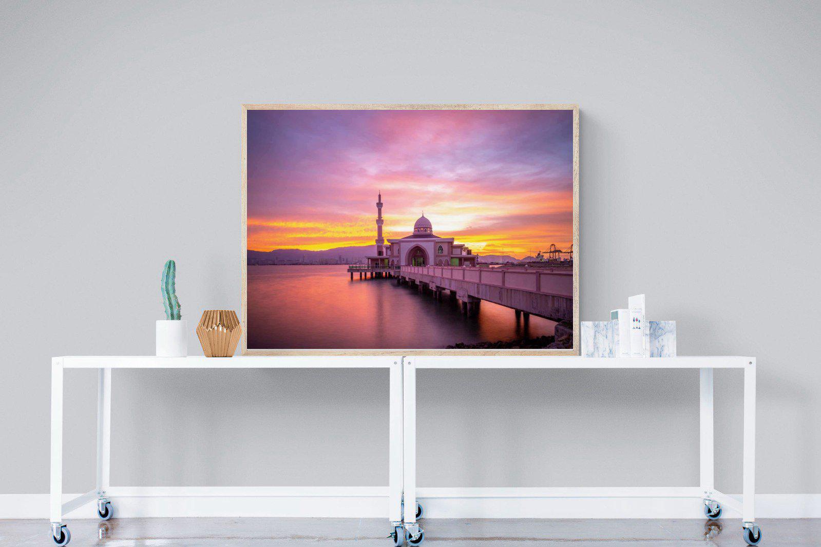 Mosque-Wall_Art-120 x 90cm-Mounted Canvas-Wood-Pixalot