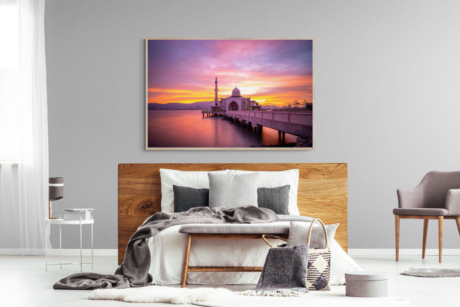 Mosque-Wall_Art-150 x 100cm-Mounted Canvas-Wood-Pixalot