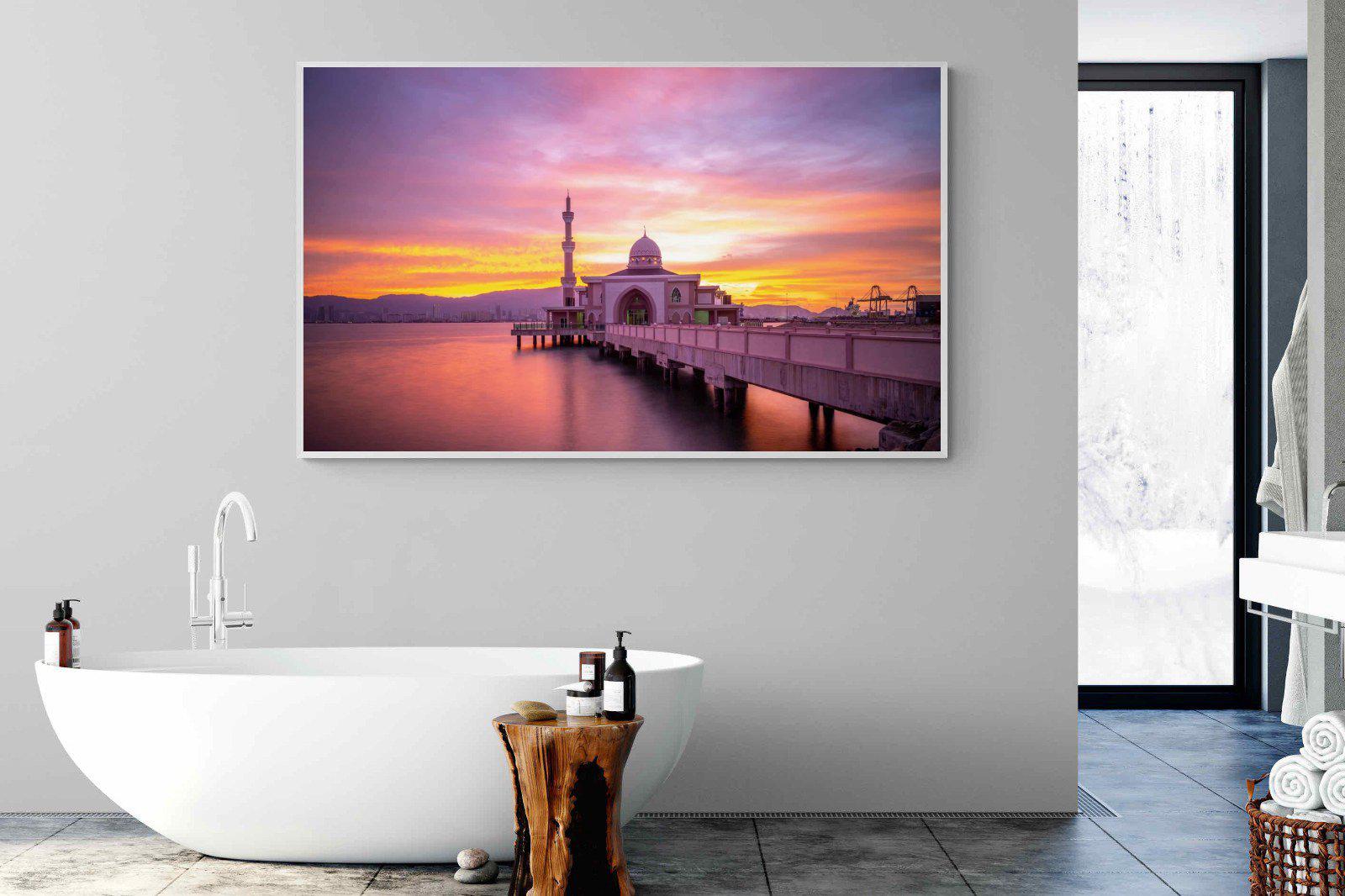 Mosque-Wall_Art-180 x 110cm-Mounted Canvas-White-Pixalot