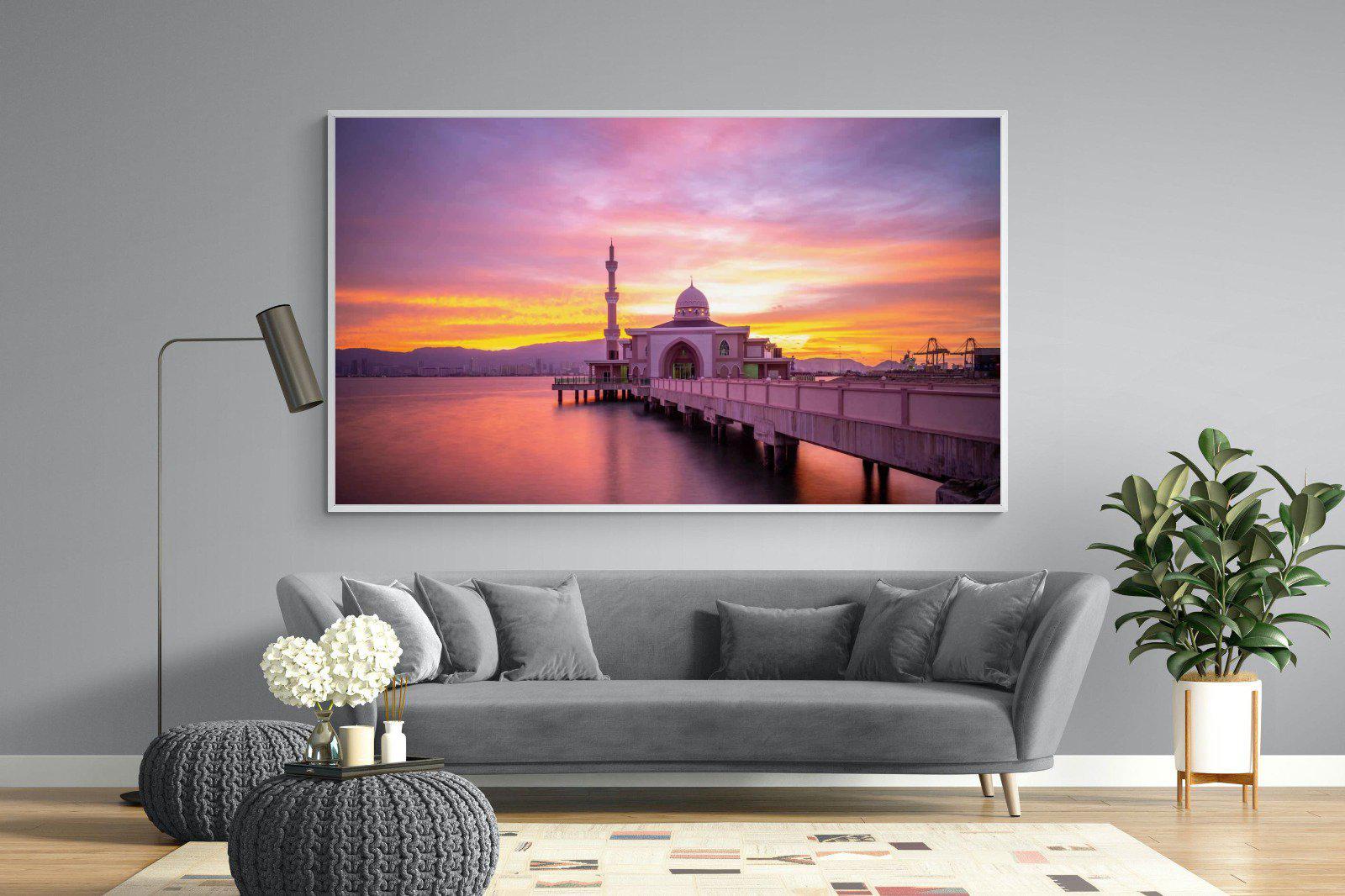 Mosque-Wall_Art-220 x 130cm-Mounted Canvas-White-Pixalot