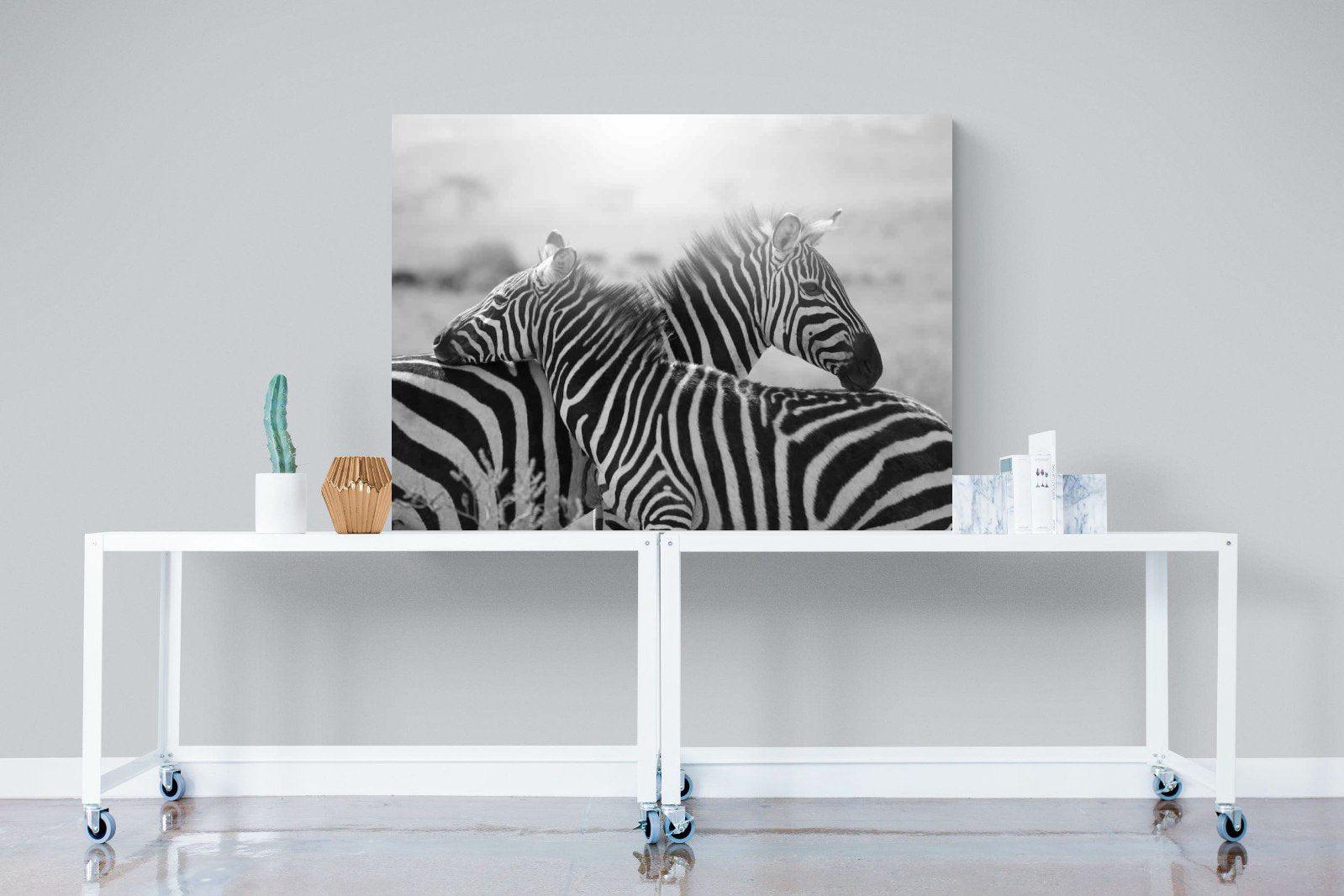 Mother & Foal-Wall_Art-120 x 90cm-Mounted Canvas-No Frame-Pixalot