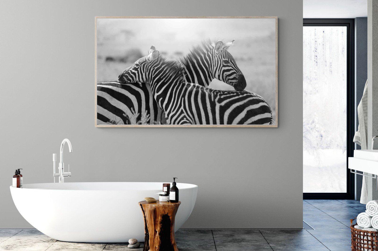 Mother & Foal-Wall_Art-180 x 110cm-Mounted Canvas-Wood-Pixalot