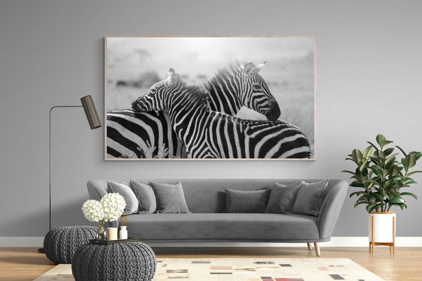 Mother & Foal-Wall_Art-220 x 130cm-Mounted Canvas-Wood-Pixalot