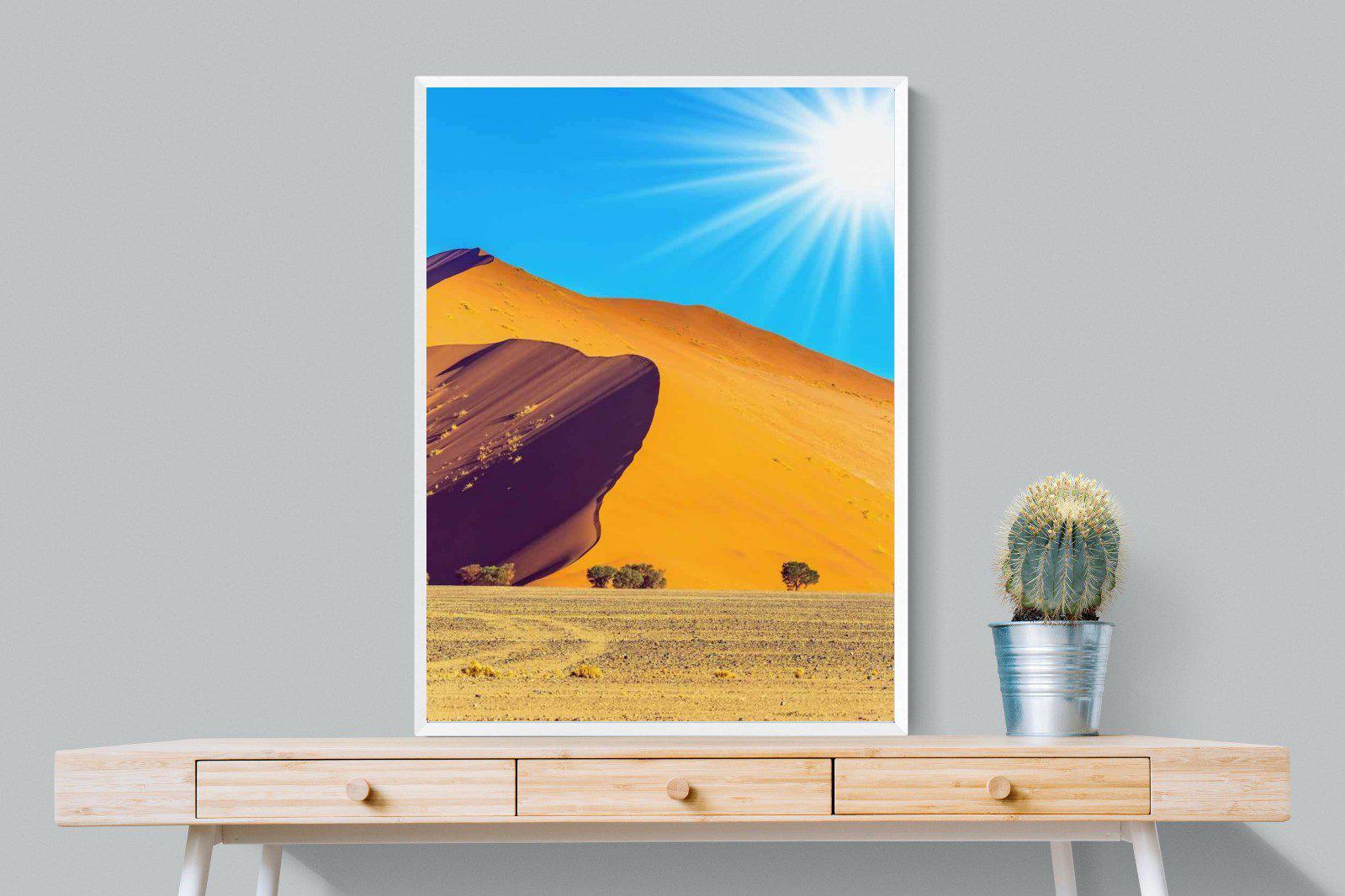 Namibian Landscape-Wall_Art-75 x 100cm-Mounted Canvas-White-Pixalot