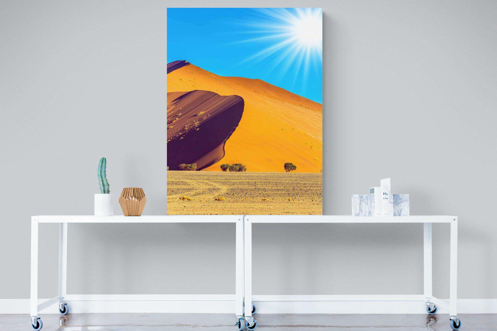 Namibian Landscape-Wall_Art-90 x 120cm-Mounted Canvas-No Frame-Pixalot