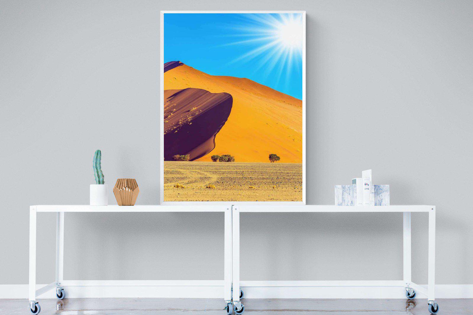 Namibian Landscape-Wall_Art-90 x 120cm-Mounted Canvas-White-Pixalot