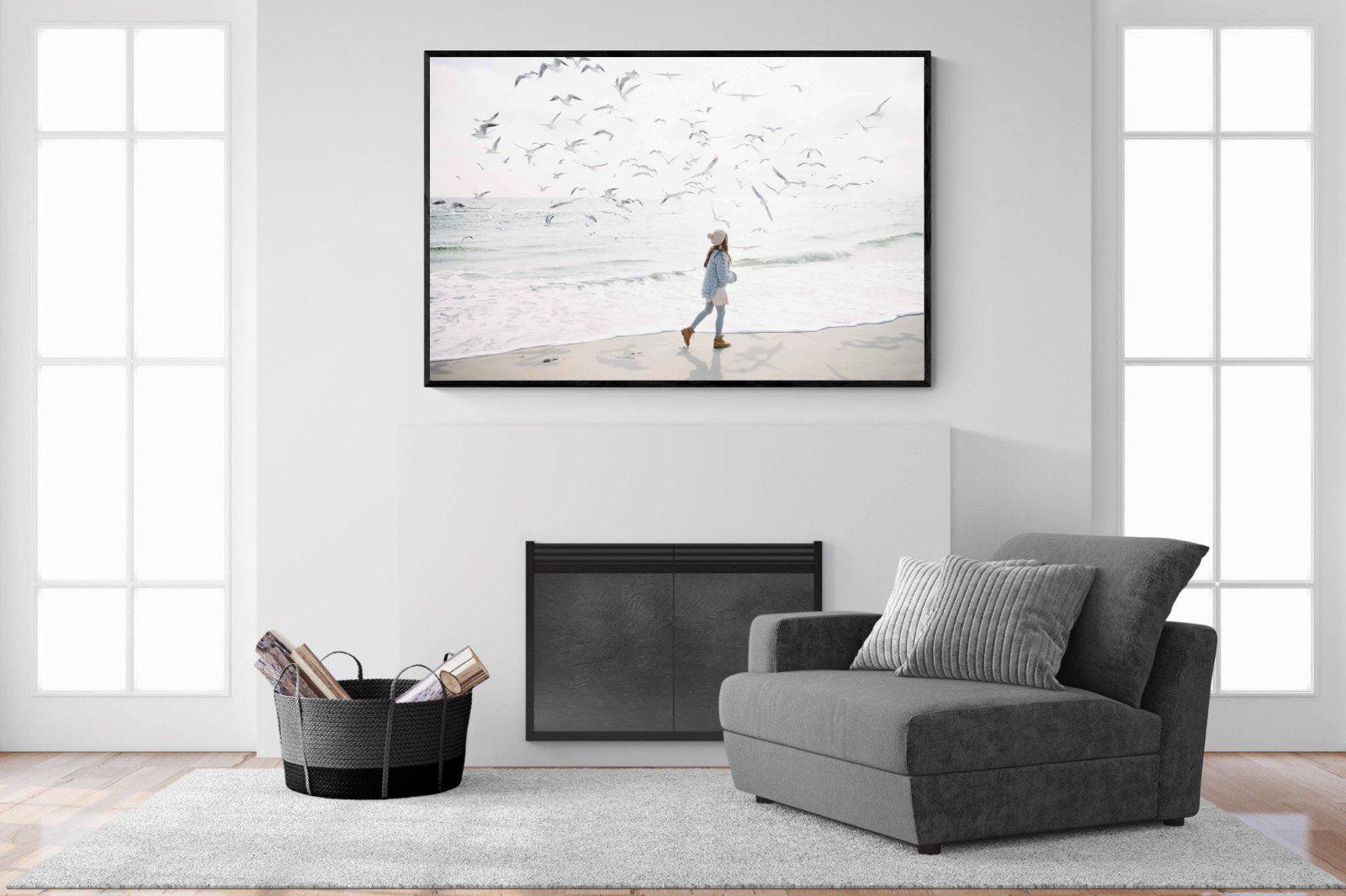 Nature's Playground-Wall_Art-150 x 100cm-Mounted Canvas-Black-Pixalot