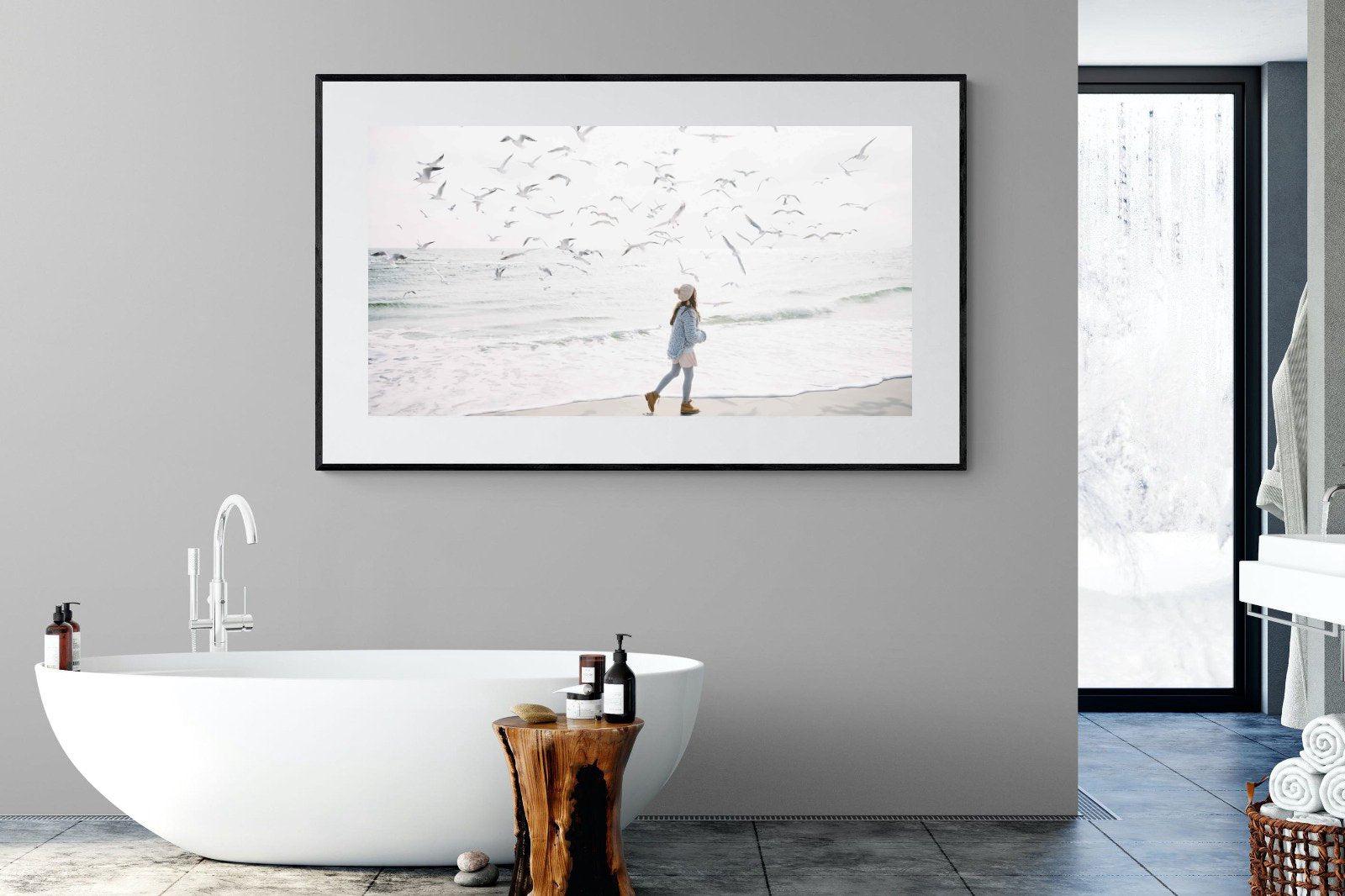 Nature's Playground-Wall_Art-180 x 110cm-Framed Print-Black-Pixalot