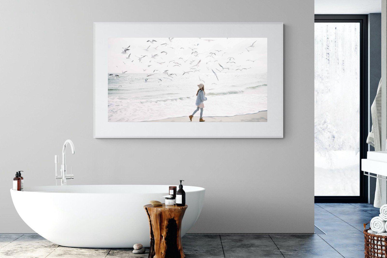 Nature's Playground-Wall_Art-180 x 110cm-Framed Print-White-Pixalot