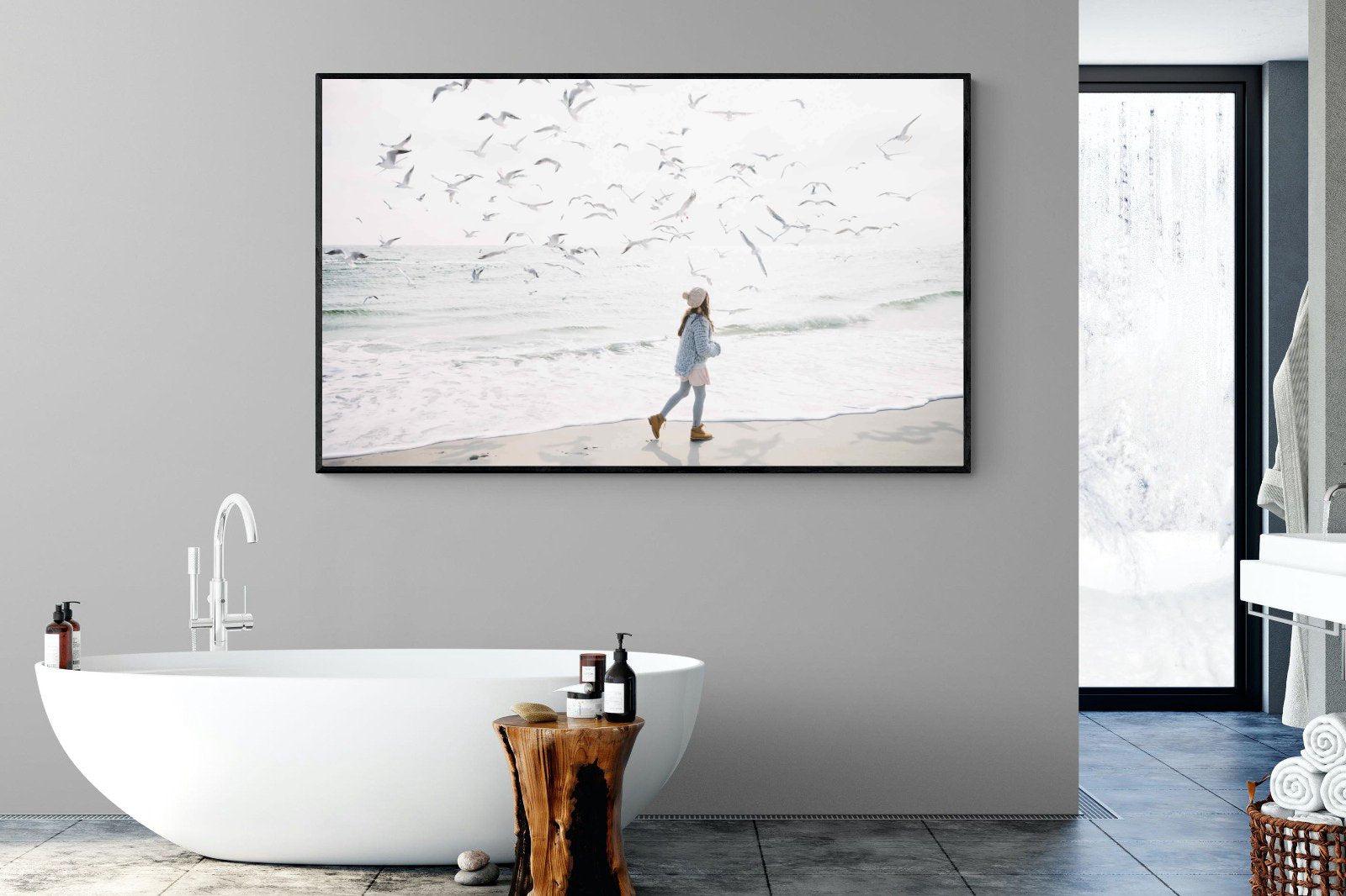 Nature's Playground-Wall_Art-180 x 110cm-Mounted Canvas-Black-Pixalot