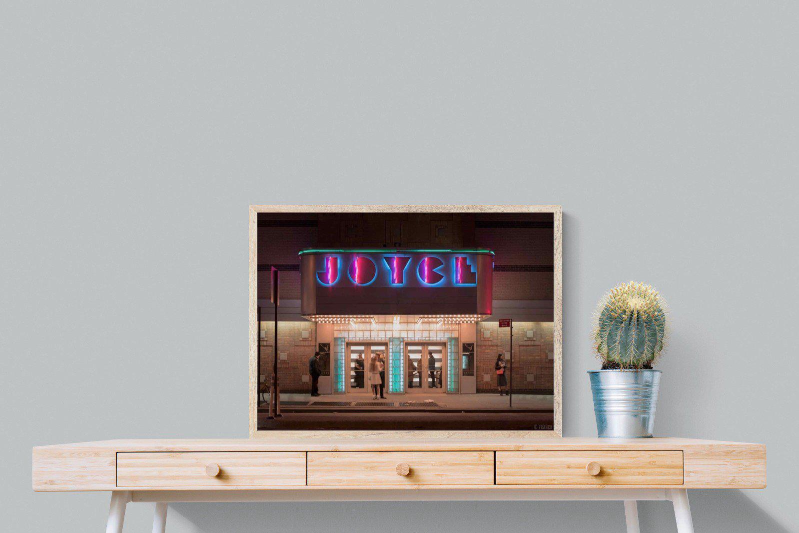 Neon Brooklyn-Wall_Art-80 x 60cm-Mounted Canvas-Wood-Pixalot