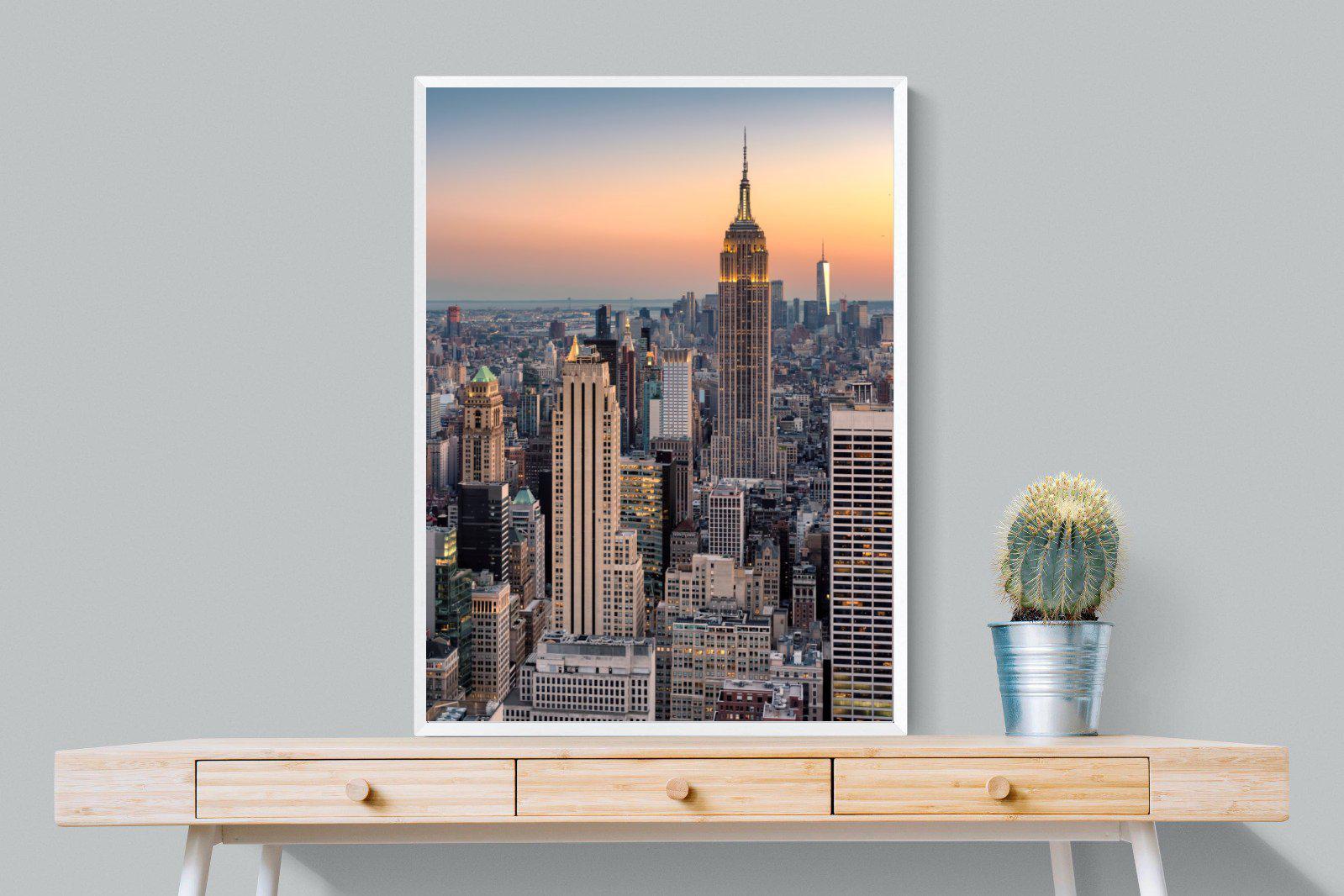 New York-Wall_Art-75 x 100cm-Mounted Canvas-White-Pixalot