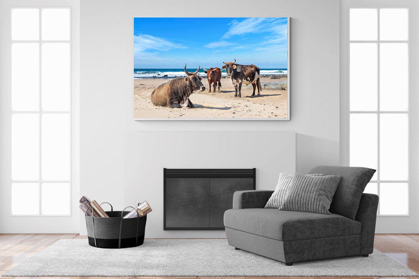 Nguni Album Cover-Wall_Art-150 x 100cm-Mounted Canvas-White-Pixalot